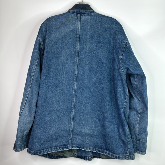 Vintage Cherokee Lined Denim Chore Rancher Jacket Size Medium - Picture 4 of 14